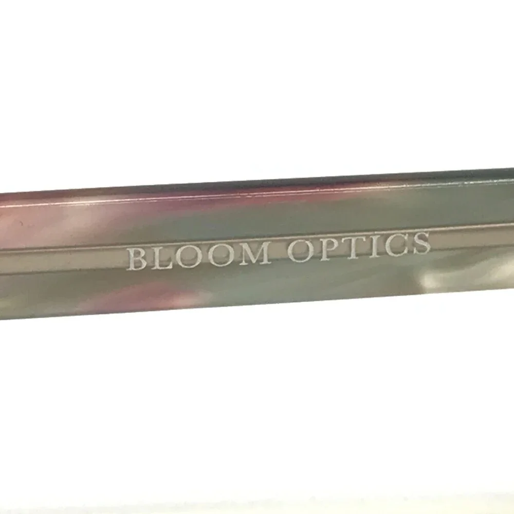 Bloom Optics Eyeglasses Frames CHARLOTTE BU Red Gray Green Marble Arms 49-17-140